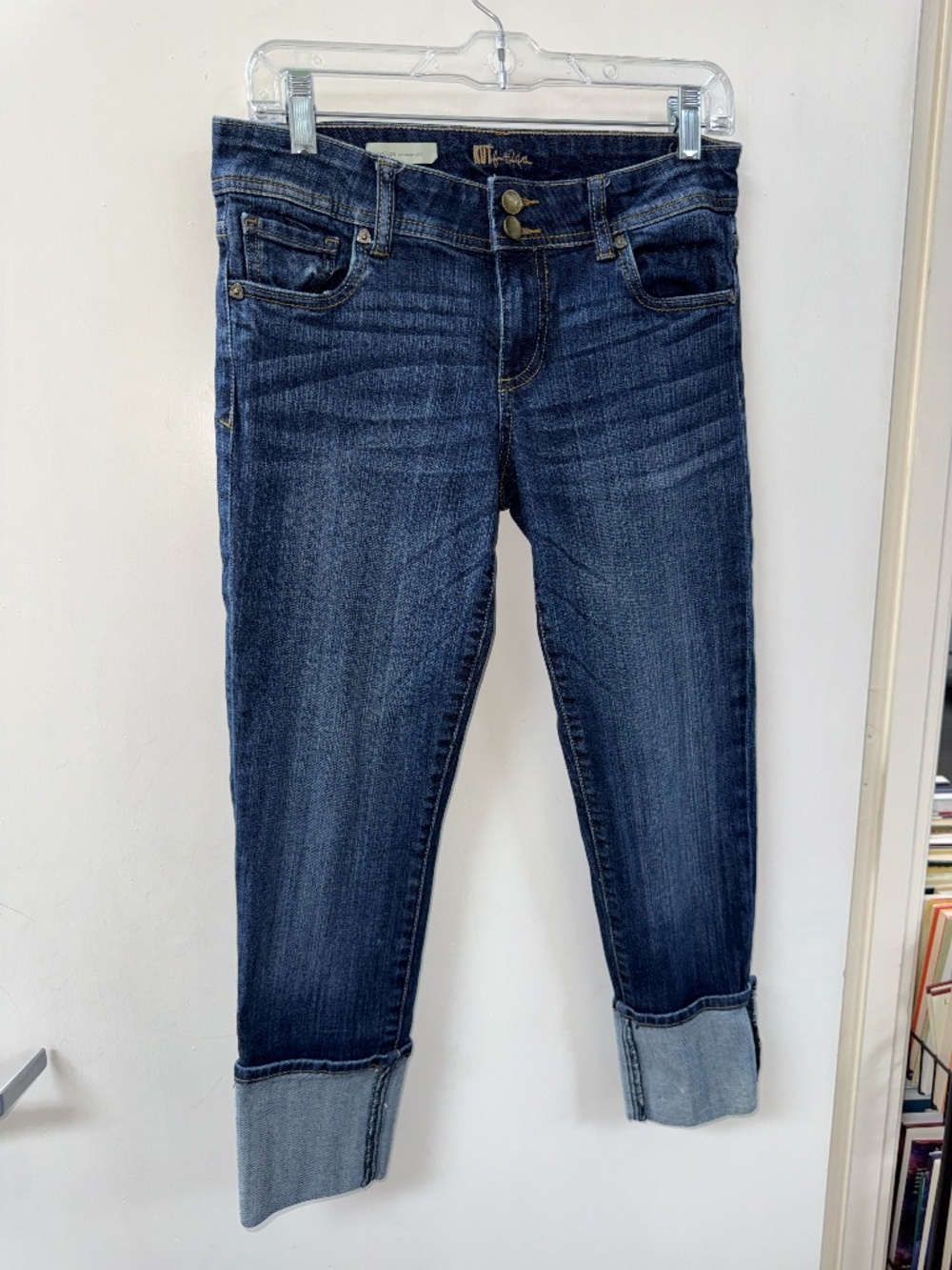Kut from the Kloth Cameron straight leg ankle jeans